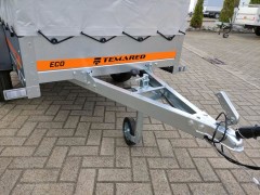 Temared ECO2010, 750kg mit Hochplane & Stützrad